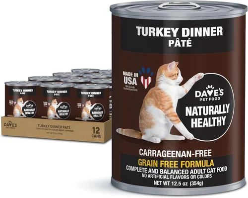 Vista 12 de Dave's Pet Food Alimento húmedo para gatos sin granos (fórmula de pollo), hecho en Estados Unidos, naturalmente saludable, alimentos enlatados