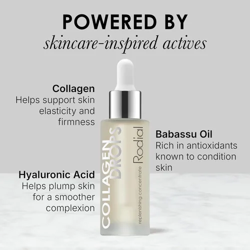 Vista 4 de Rodial Suero de colágeno 30% Booster Drops de 1.0 onzas líquidas, suero de colágeno para rejuvenecer y mejorar la elasticidad de la piel, ácido