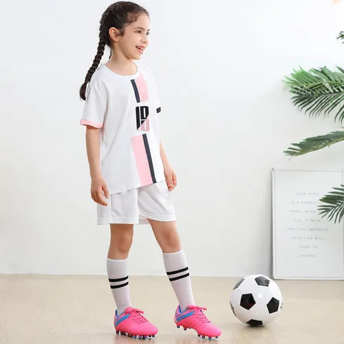 Vista 3 de brooman Zapatos deportivos de fútbol para niños y niñas, zapatos de fútbol para exteriores