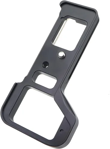 Vista 2 de Extensión de agarre de mano placa base de metal de liberación rápida compatible con cámara Sony A7IV A7RIV A9II con tornillo de 1/4 pulgadas y llave