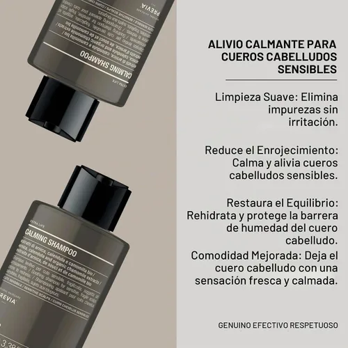 Vista 4 de PREVIA Extra Life - The Virtuous Scalp Ritual Calming Shampoo Calmante para cuero cabelludo sensible Extractos orgánicos de caléndula