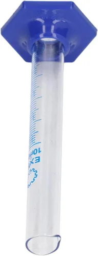Vista 6 de Cilindro de medición de 0.3 fl oz, juego de cilindros graduados de vidrio, utensilios de experimento de laboratorio, base hexagonal para laboratorio