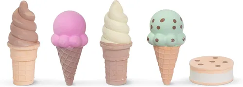 Vista 4 de Melissa & Doug Juego de tiza para helados y pasteles para niños, tiza de banqueta para niños de 3 años en adelante