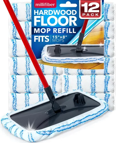 Vista 8 de Recarga de plumero para piso Millifiber 15x8 Pulgadas - Recarga de plumero resistente para mascotas compatible con todas las cabezas de mopa