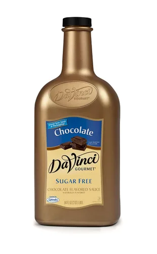 Vista 8 de DaVinci Gourmet - Salsa de chocolate sin azúcar, 64 onzas