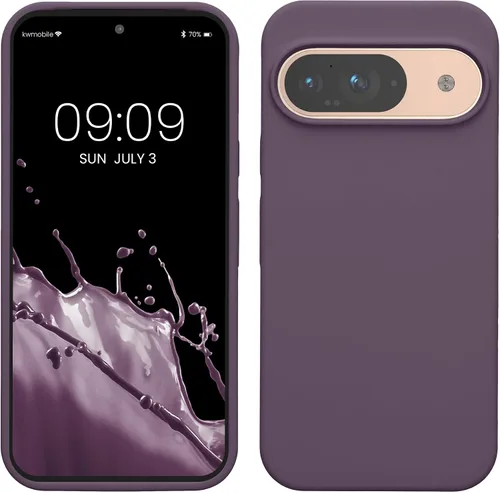 Vista 132 de kwmobile Funda Compatible con Google Pixel 6 Pro - Funda de Teléfono de Silicona TPU con Acabado Suave - Azul Caribe