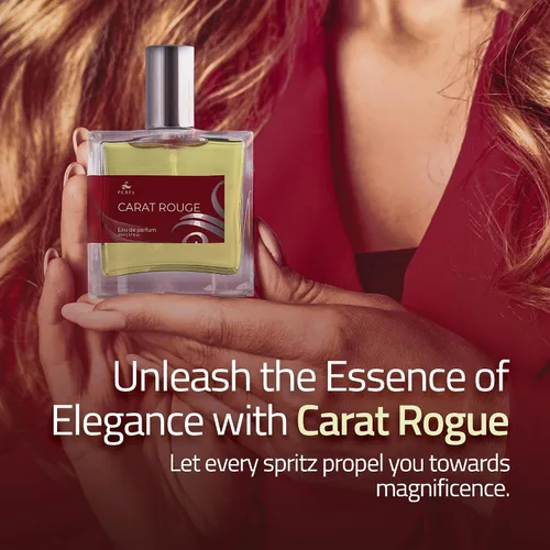 Vista 3 de Perfa Eau De Parfum Inspirado Para Mujer Aroma de ámbar floral B.accarat con jazmín, azafrán Almizcle limpio seco Larga duración Fragancia