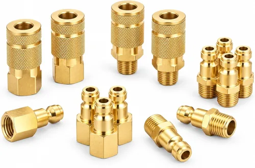 Vista 9 de Tipo automotriz masculino C automotriz de latón de 1/4 de pulgada NPT de 1