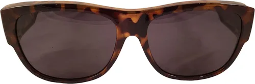 Vista 4 de Ajuste de estampado animal sobre gafas de sol sobre gafas graduadas - Funda incluida