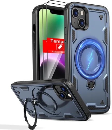 Vista 98 de Funda magnética para Google Pixel 9A compatible con cargador inalámbrico MagSafe, para Pixel 9A, funda de teléfono integrada de 360 °, con 2