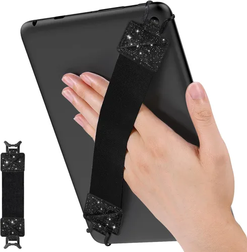 Vista 30 de MoKo Correa de mano de seguridad para tablet de 9 a 11 pulgadas, iPad/IP-ad Pro/iPad Air/Kindle Fire HD/Samsung, correa de mano versátil de alta