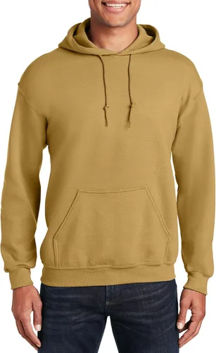 Vista 9 de Gildan - Sudadera con capucha para hombre, mezcla pesada, cordón de ajuste, Rosa de seguridad
