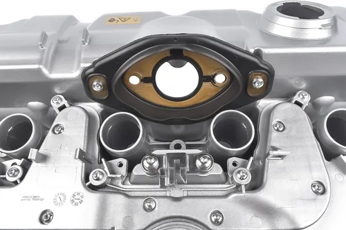 Vista 7 de Kit de cubierta de válvula de motor de aluminio, juntas y tapa de filtro de aceite ya instalados, repuesto para BMW E60 E70 E82 E83 E85 E89 F10 N52