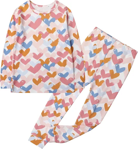Vista 6 de Owlivia Conjunto de pijama para niños pequeños de 12 meses a 8 años Conejo A-gris