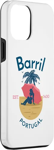 Vista 3 de iPhone 12 Pro Max Barril Beach Portugal Case