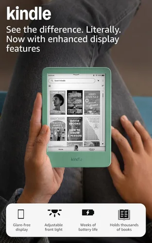 Vista 9 de Amazon Kindle 16 GB (último modelo): El Kindle más ligero y compacto, ahora con cambios de página más rápidos y mayor relación de contraste para una