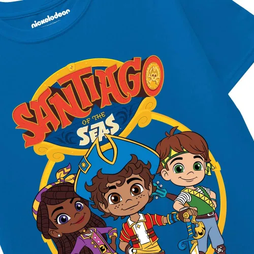 Vista 2 de Nickelodeon Boys' Toddler Seas Tshirt-Santiago, Lorelai, Tomas, Kiko