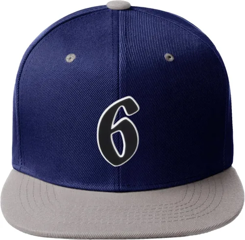 Vista 1593 de Daxton Gorra clásica con visera de billete plano con letras del alfabeto inglés antiguo de la A a la Z
