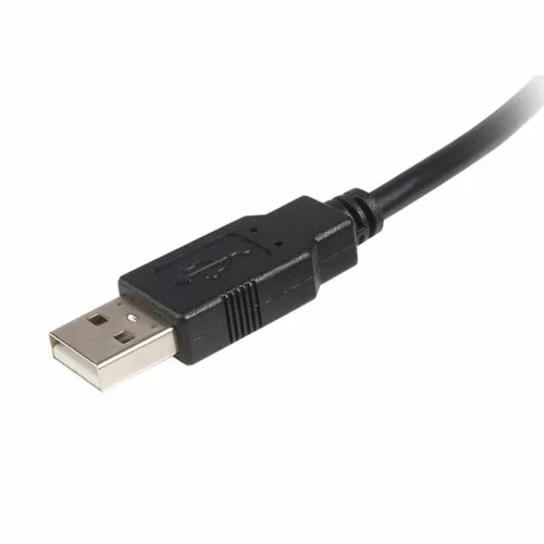 Vista 4 de Cable USB A a USB B Startech USB2HAB1M Negro