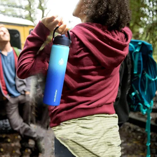 Vista 5 de SENDESTAR Spout Lid for Hydroflask Wide Mouth Water Bottle Fits 18 oz 20 oz 32 oz 40 oz 73 oz,Chug Cap Flexible Handle Compatible, Takeya, Simple