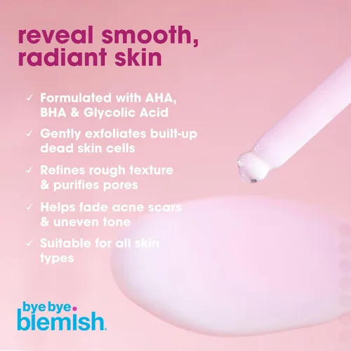 Vista 4 de Bye Bye Blemish Suero Peeling AHA + BHA Resurfacing