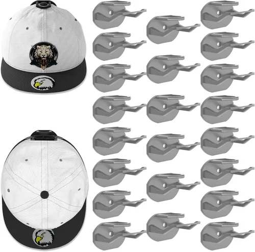 Vista 6 de Niunuerga Paquete de 16 Ganchos Adhesivos para Sombreros para Pared, Perchero Fuerte para Gorras de Béisbol, Organizador de Sombreros