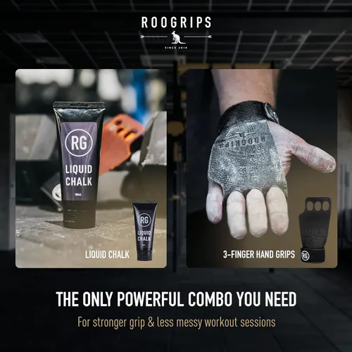 Vista 7 de RooGrips Mejora de agarre de tiza líquida, tiza de mano para levantamiento de pesas, gimnasia y entrenamiento, sin ensuciar, de larga duración