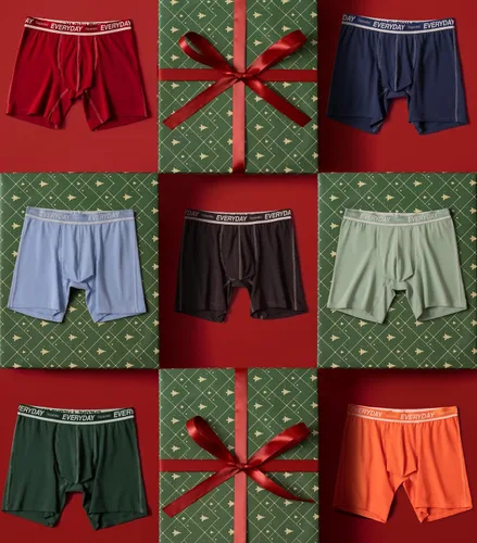 Vista 5 de Separatec Men's Underwear Cotton Boxer Briefs Breathable and Soft with Dual Pouch Design 7 Pack