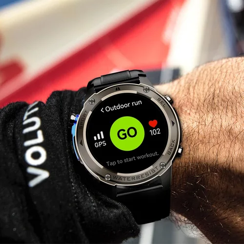 Vista 9 de Reloj inteligente con pantalla AMOLED de 1.43 pulgadas, resistente al agua, brújula, altitud, rastreador de actividad física de larga espera