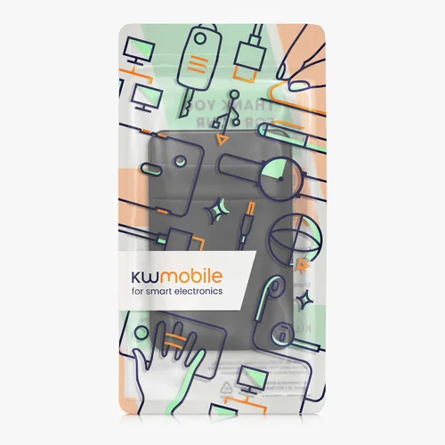 Vista 7 de kwmobile Funda elástica compatible con SanDisk Portable SSD, Samsung T7, Crucial X8, HDD, funda de elastano elástico, soporte externo para SSD