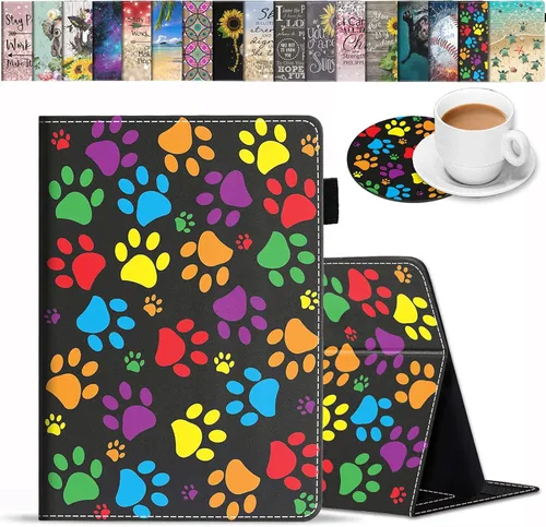 Vista 22 de Funda para tableta Amazon Kindle Fire HD 8/Fire HD 8 Plus (12ª/10ª generación, versión 2022/2020) – Funda de piel sintética de alta calidad