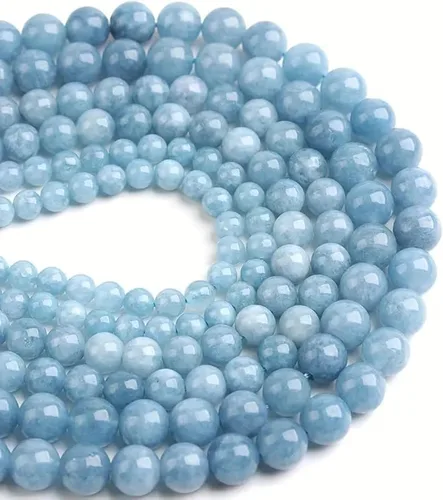 Vista 42 de Zenkeeper 116 piezas cuentas de piedra de sangre africana para hacer joyería 6 MM cuentas sueltas de piedras preciosas de sangre africana