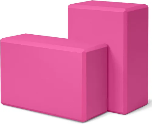 Vista 13 de EVA Foam Blocks for Pilates Workout, Stretching, Meditation - Yoga Block for Flexibility, Balance, Spine Strength, Non-slip and Lightweight Exercise