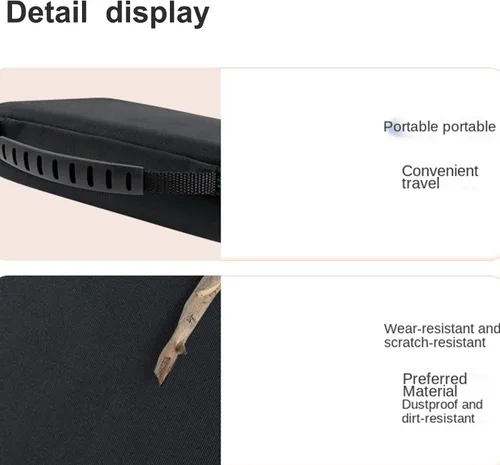 Vista 4 de ZLiT Funda de consola GPD XP, EVA a prueba de golpes, funda protectora para consola de videojuegos GPD XP con película protectora