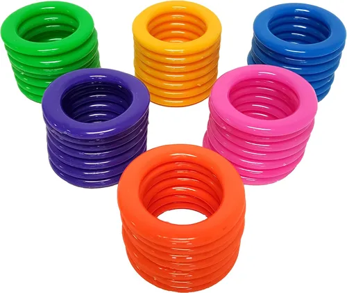 Vista 3 de Enterprises Anillos de plástico para bastones (paquete de 30 piezas)