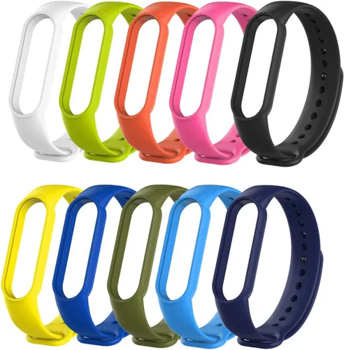 Vista 21 de Senter Banda de repuesto de correa de reloj de silicona suave para Xiaomi Mi Band 5 y Mi Band 6 Smart Watch