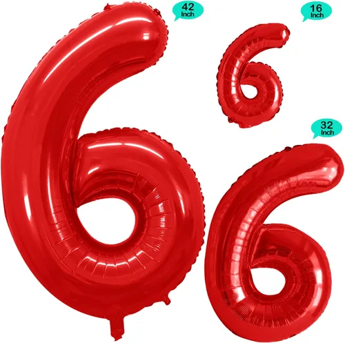 Vista 380 de GOER Globos Número 10 para Decoraciones de Fiesta de 10º Cumpleaños, Globos de Helio de Papel de Aluminio Jumbo de 42 Pulgadas para 10º Aniversario