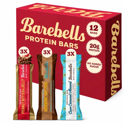 Vista 11 de Barebells Paquete variado de barras de proteínas, 12 unidades, barras de 1.9 onzas, bocadillos de proteína con 0.71 oz de alto contenido