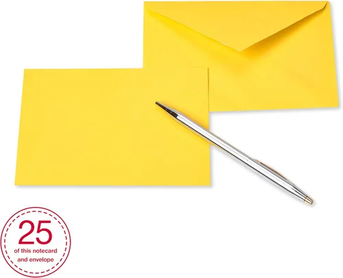 Vista 14 de American Greetings Tarjetas en blanco de un solo panel con sobres, colores arcoíris (200 unidades)
