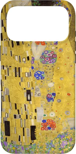 Vista 22 de Gustav Klimt's The Kiss Famous Painting Case for iPhone 17