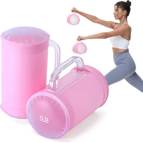 Vista 9 de Water Dumbbells,Water Filled Training Dumbbells, Travel Weights Set, Adjustable Weights to 40Lbs,30Lbs,20Lbs,10Lbs,4Lbs Dumbbell Pair,Each