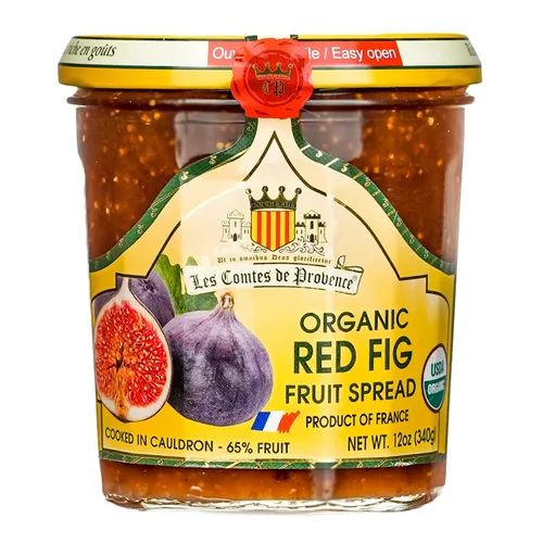 Vista 6 de Mermelada de albaricoque USDA Organic Preserve – 12 oz / 340 g – Hecho en Francia Mermelada tradicional sin OMG Sin gluten