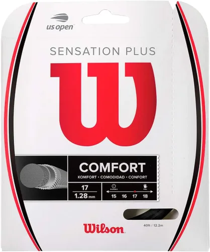 Vista 15 de Wilson Sensation - Juego de cuerda para raqueta de tenis y carrete de 200 m