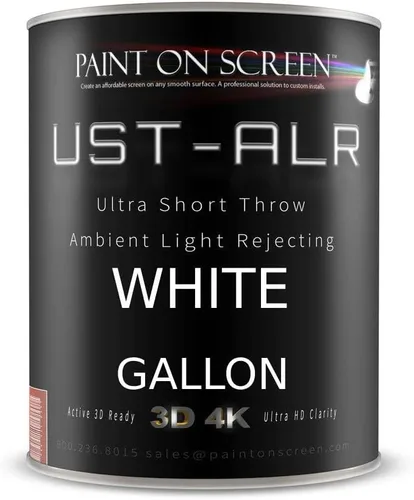 Vista 11 de Pintura para Proyector de Pantalla Paint on Screen Pintura de Pantalla de Proyector de Capa Única de Proyección Corta para Claridad Perfecta
