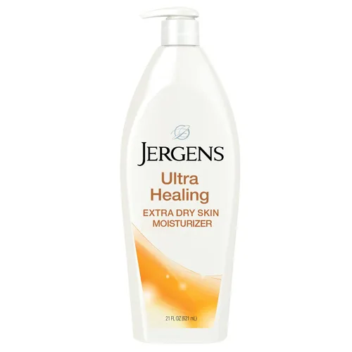 Vista 2 de Jergens Hidratante ultra curativo para piel seca, loción corporal y manos y aroma original, loción para piel seca, hidratante corporal y de manos