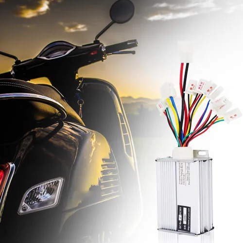 Vista 9 de Wingsmoto 24V 250W Caja de Control de Velocidad del Motor Eléctrico para Patinete Eléctrico, Bicicleta Eléctrica, Triciclo, Motor de Cepillo