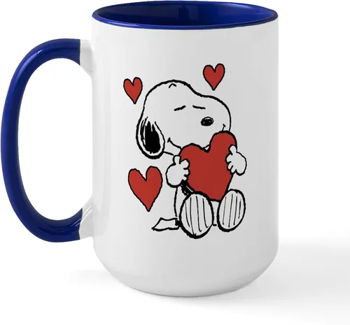 Vista 70 de CafePress SNOOPY Joe Cool - Taza de café de cerámica (15.0 fl oz)