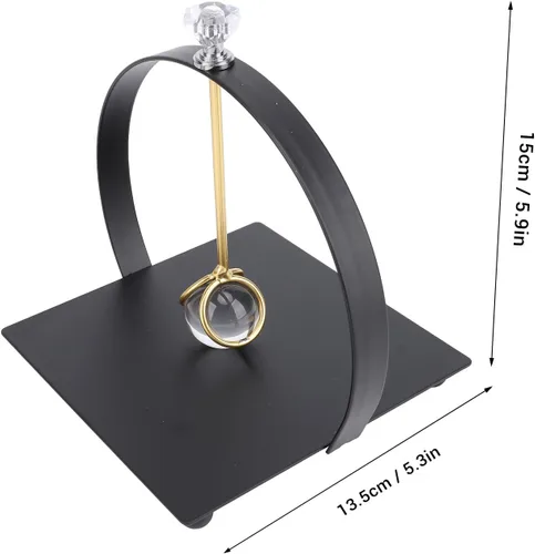 Vista 9 de Servilletero de mesa, elegante dispensador de servilletas de mesa con brazos pesados, servilletero de cóctel para el hogar, cocina, oficina