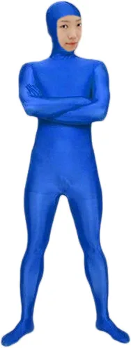 Vista 4 de VSVO Body completo Zentai de cara abierta de elastano para adultos y niños