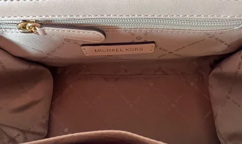 Vista 7 de Michael Kors Carmen - Bolsa mediana con solapa y bloque de color - Buff Multi Multicolor Buff Multi M